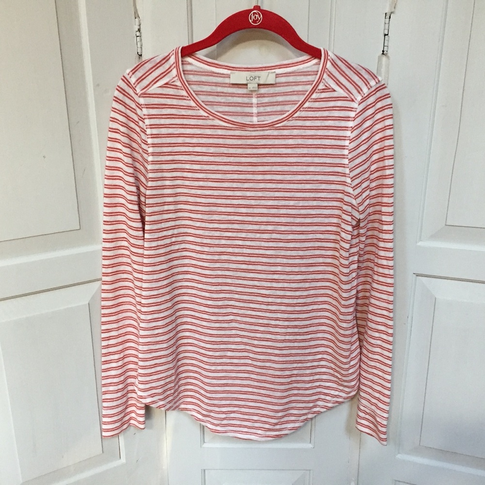 Ann Taylor Loft Striped Top